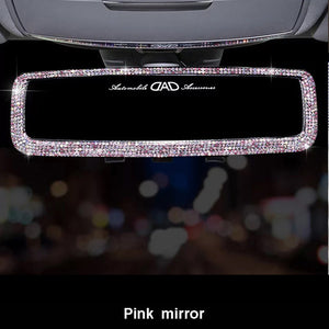 Crystal Car Rearview Mirror