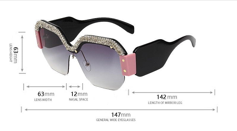 Wiki Crystal Sunglasses