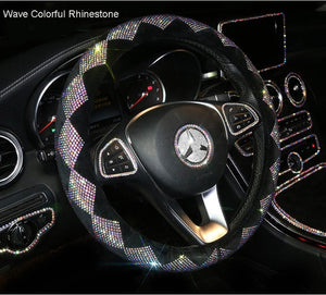New Style Crystal Steering Wheel Cover
