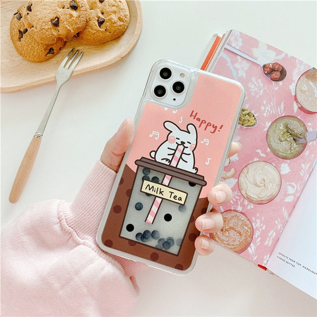 Cute Cat Boba Iphone Case