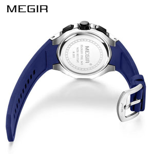 MEGIR Chronograph Silicone Watches