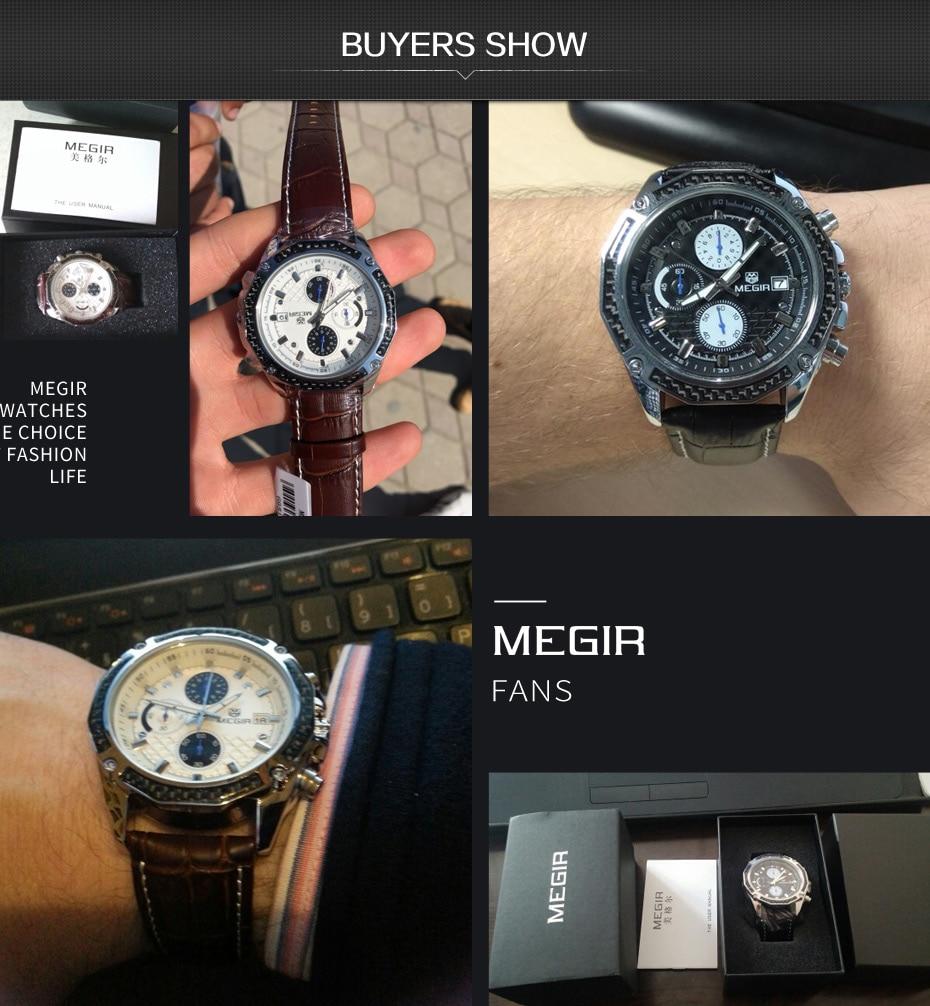 MEGIR Official Quartz Watches