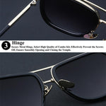 Vintage Big Frame Sunglasses-glasses-Classica Store