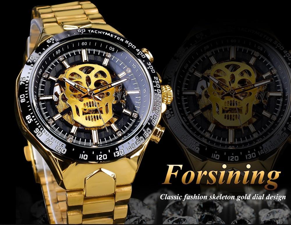 Forsining  Skull Design Automatic Watches