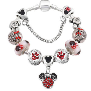 Elegant Disney Bracelet with Charms