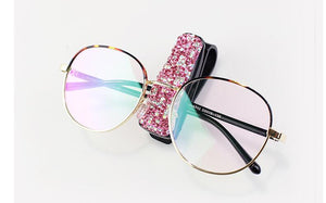 Crystal Rhinestones Car Sunglasses Clip