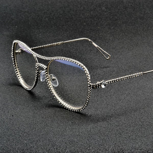 Luxury Crystal Diamond Glasses